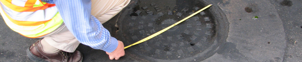 Measuring Manhole Cover